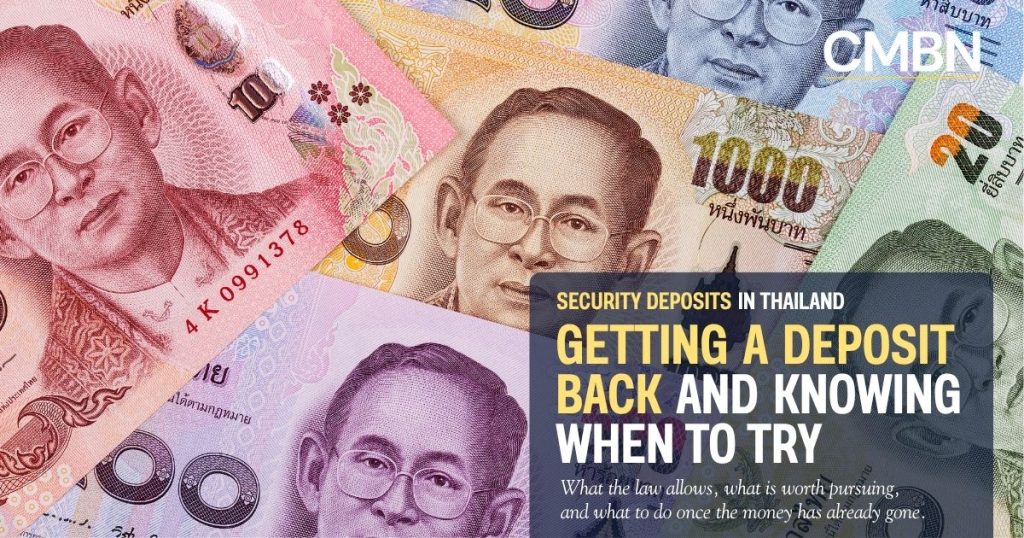 getting your deposit back in thailand